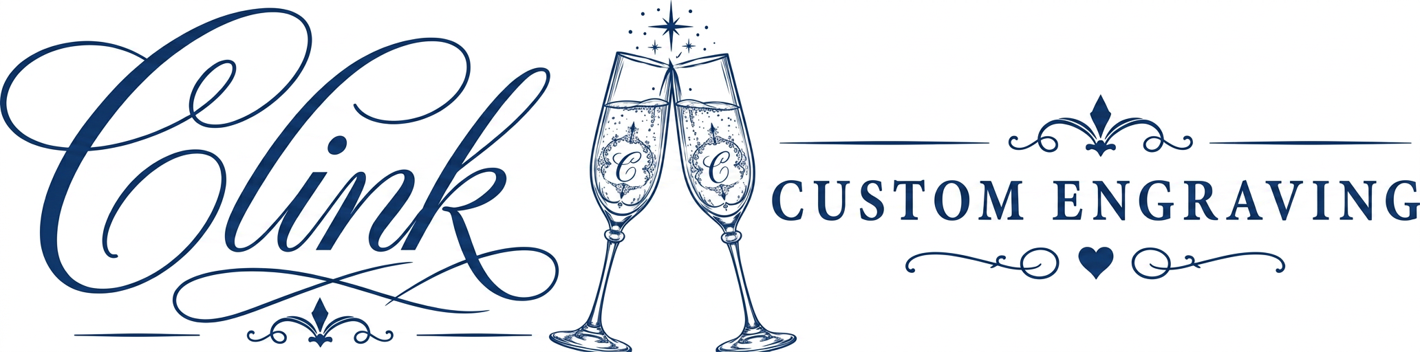 Clink Custom Engraving logo